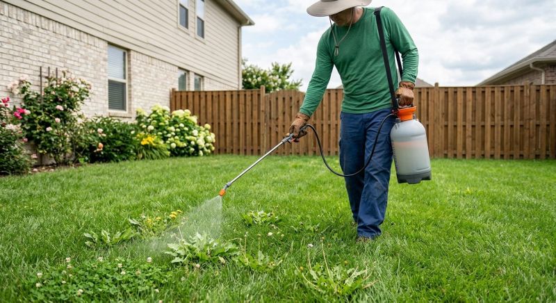 Lawn Weed Spraying in Rockwall, TX